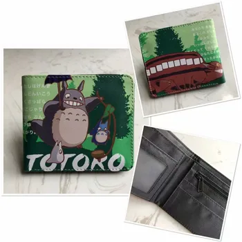 Anime Můj Soused Totoro Karikatura Peněženky Pánské Kožené Pu Peněženky Dámské Mince Kabelku Sáčků na Peníze Dárek