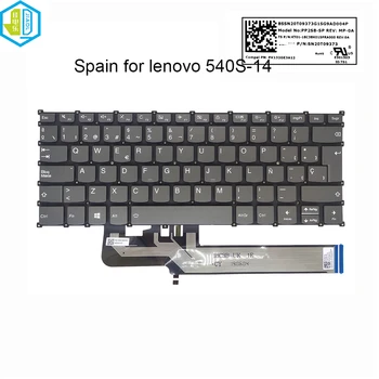 SP/ES španělština notebooku Podsvícená Klávesnice pro Lenovo XiaoXin Vzduchu-14 Vzduch-14IIL Vzduchu-14arr 2019 Jóga S540-14 540-14 PP2SB-SP klávesnice