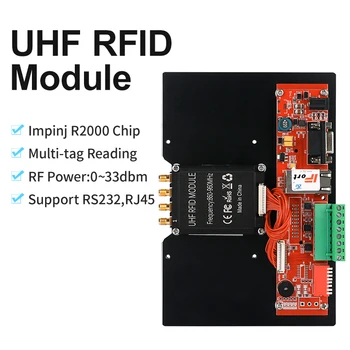 20M Dlouhé řady R2000 Čip 4 Port UHF RFID Čtečka Modul S RS232 TCP/IP Podpora Software a SDK