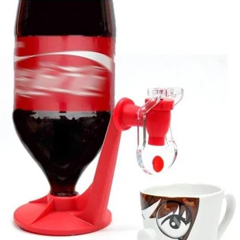 Jednorázové Nádobí Pro Coca-Cola Láhve Obrácené Vody Dávkovač Slavnostní Party Dodávky Ruční Tlakový Spínač Pítka