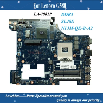 Vysoká kvalita Pro Lenovo G580 základní Deska LA-7981P základní Deska SLJ8E HM76 N13M-QE-B-A2 100% testováno