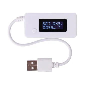 LCD USB Nabíječka Kapacita Proudu Napětí Tester Meter Pro Telefon Power Bank