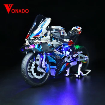 Vonado LED Light Kit pro 42130 M 1000 RR Motocykl Stavební Bloky Nastavit (NENÍ Zahrnují Model) Cihly Hračky pro Děti