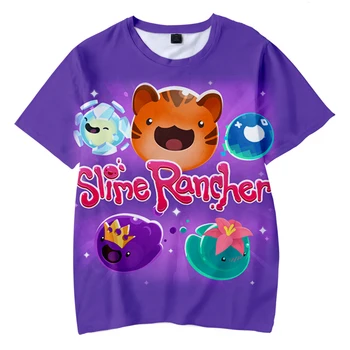 Letní Sliz Rančer 3D Tisk T-Košile Kreslených Anime Hra Streetwear Kluci, Holky Módní Nadrozměrné Tričko Děti Odpališť Topy Oblečení