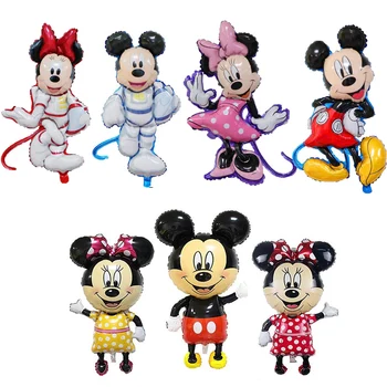 112cm Mickey Balónky Mickey Mouse Narozeniny, Party Decor Baby Sprcha Výzdobou Děti Party Mickey Balón Vzduchu Globos