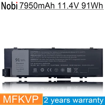 Nobi MFKVP T05W1 0FNY7 Laptop Baterie Pro Dell Precision 7510 7520 7710 7720 M7510 M7520 M7710 M7720 11.4 V 91Wh