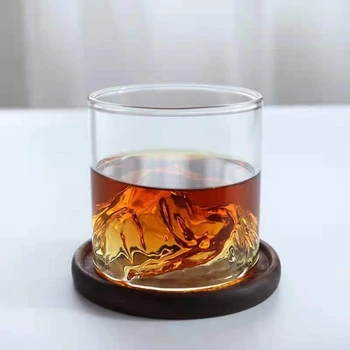 Japonsko 3D Mountain Whisky Sklo Kreativní Pohár Ledovec Old Fashioned Whisky Rock Sklenice Whisky-sklo Vodka Cup Pohárek Vína