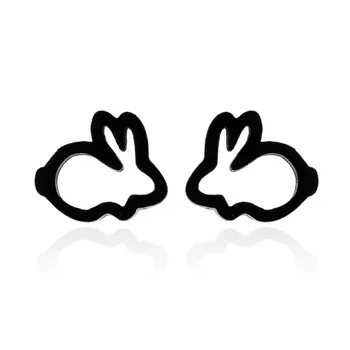 Módní Duté Králík Bunny Náušnice Pro Dívku Ucho Stud Módní Šperky Roztomilých Zvířat Oslavu Výročí Náušnice Příslušenství