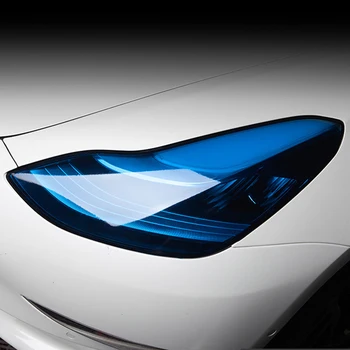 Pro Tesla Model 3 Y 2020 2021 2022 Filmu Nádech Kouře Černá Nálepka Auto Světlomet Anti-Scratch Ochranné