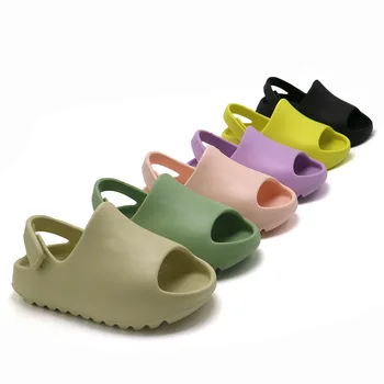 V létě roku 2022, nové chlapce a dívky trend jelly boty dětské sandály módní plážové Dětské Měkké boty SO029
