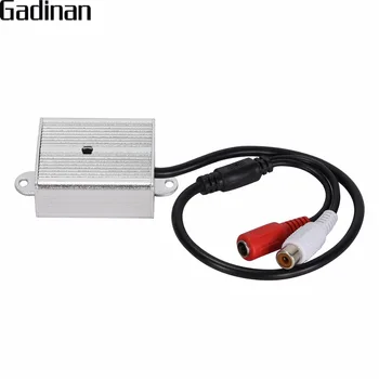 GADINAN Nastavitelný Mini Mikrofon Vyzvednutí Zvuk Monitor Audio Monitorování Vyzvednout Zařízení, Kovové, Pro Bezpečnostní DVR CCTV Příslušenství