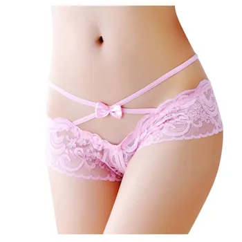 Dámské spodní Prádlo G-String Sexy Otevřené Rozkroku Odvolání Pokušení Kalhotky Nízké Vzestup Ženy Kalhotky Krajka Rozkroku Thong Roztomilé Doplňky
