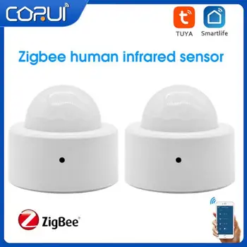 CORUI Zigbee3.0 PIR, IR Automatizace Lidské Tělo Infračervený Detektor Tuya Inteligentní Bezdrátové Snímače Pohybu, Práce S Alexa Google Domov