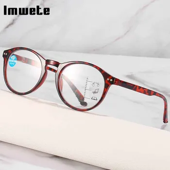 Imwete Ženy Čtení Brýle Vintage Muži Progresivní Multifokální Brýle pro Dalekozrakost Dioptrie +1.0 1.5 2.0 2.5 3.0 3.5 4.0