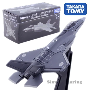 Takara Tomy Tomica Premium 28 JASDF F-35A Bojovník, Japonsko Letadlo Letadlo 1:164 Vozidla Diecast Kovový Model Nové Hračky