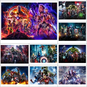 1000 Kus Marvel Avengers Puzzle Disney Superhrdina Iron Man Puzzle pro Dospělé, Děti, Vzdělávací Hračky, Dárky