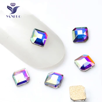 YanRuo 20ks Hexagon Tvar Flatback Diamond Příslušenství Skleněné Strass Třpyt Drahokamu 3D Šperky Pro DIY Nail Art Dekorace