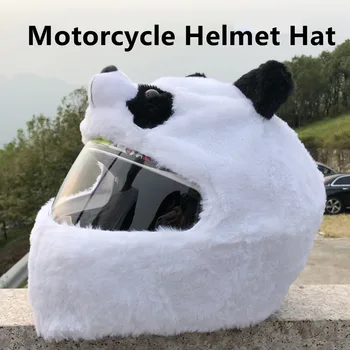 Motocykl Helma, Klobouk, Vánoční Čepice Kryt Motorku Panda Zvíře Kryt crash Pro Venkovní Personalizované Full Helmy Kryt