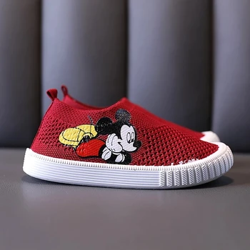 Krásné Roztomilé Disney Mickey Mouse Děti Ležérní Boty Mesh Prodyšný Komfort Chlapci, Dívky, Batolata, Děti Tenisky Dětské Tennis