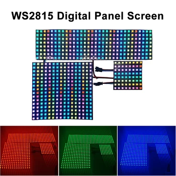 DC12V WS2815 5050 RGB Led Panel Individuálně Adresovatelné Digitální Displej Matrix Flexibilní 4Pin Dual-Signál Modul WS2812B Upgrade