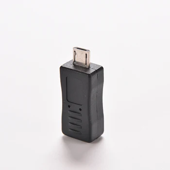 1ks Mikro USB Samec na Mini USB Samice Adaptér Konektor Převodník Adaptér pro Mobilní Telefony, MP3