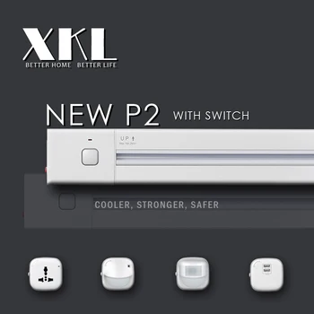 XKL Nové P1 P2 Moci Sledovat Zásuvky Spínač Ovládání High-End Domácí Spotřebiče Adaptér Univerzální EU Plug US USB LED prvotřídní Kvality