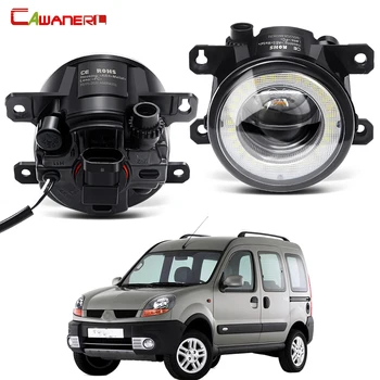 2 Ks Auto LED Mlhové Světlo Shromáždění Angel Eye světla pro Denní svícení DRL 30W 8000LM 12V Pro Renault Kangoo Grand Kangoo 2007-2015