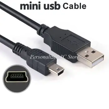 0,5 m 1m 1,5 m 2m 3m USB Typu A Na Mini USB Datový Synchronizační Kabel 5 Pin B Samec Na mužskou Nabíjení, Nabíjecí Kabel Line pro Fotoaparát, MP3 MP4 New