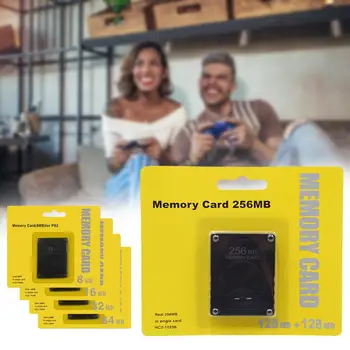 8-256MB Paměťová Karta Pro PS2 Mb Paměťová Karta Pro Sony Playstation 2 Černá Paměti Data Uložit Tarjetas De Memoria