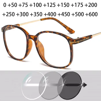 Nadrozměrné Náměstí Brýle Na Čtení Unisex Optické Lupa Brýle Luxusní Značky Značkové Brýle +50 +100 +150 Až +600