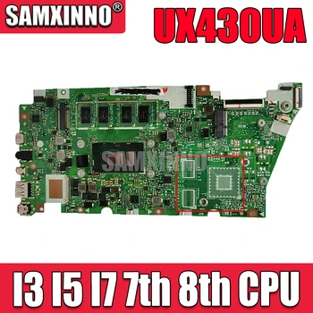 UX430UA Notebook základní Deska I3 I5 I7. 7. 8 CPU 8GB 16GB RAM pro ASUS ZenBook UX430UA UX430UQ UX430UN UX430U Laptop základní Desky 