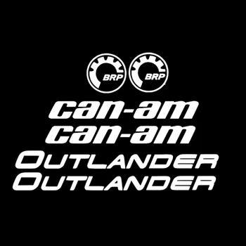 Auto Samolepka Classic pro CAN-AM TEAM Outlander Maverick LOGO BRP OBTISK NÁLEPKA ZNAK Opalovací krém Vodotěsné 24*20 cm