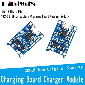 10ks 5V 1A Micro USB 18650 Lithium Baterie Nabíjecí Deska Nabíječka Modul+Ochrana Duální Funkce TP4056 Modul Nabíjení Rady