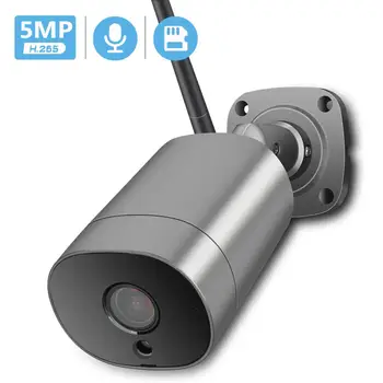 BESDER H. 265 iCSee 5MP IP Kamera, Wi-fi obousměrné Audio antivandal Venkovní Bezpečnostní Kamera P2P AI Detekce Pohybu Bezdrátové IP Kamery