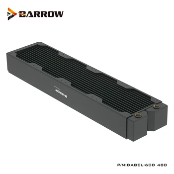 Barrow 4 x120mm 480 MM Měď 60 MM Tlustý Radiátor Pro Počítačové chlazení vodou Smyčky Stavět 120mm Ventilátor Chladič, Dabel-60d 480