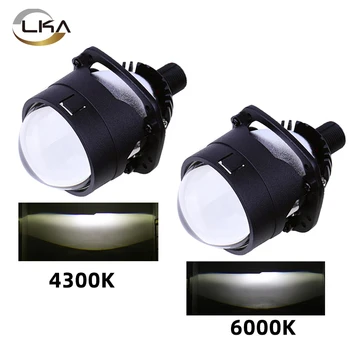 2KS Bi LED Čočky pro přední Světla Projektor Světlometů 2,5 palce 4300K 6000k H4 H7 9006 Auto, Motocykl Světlometu RHD LHD Auto Lampa