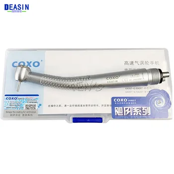 New Vysoká Kvalita COXO Původní CX207-W Tlačítko Zubní vysokorychlostní Násadce Air Turbine 2/4 Díry