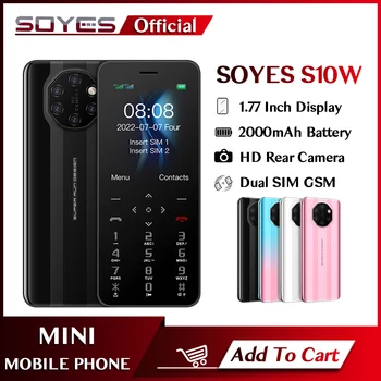 SOYES S10W GSM 2G Karta Mobilní Telefon 1.77